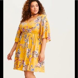 Yellow torrid dress